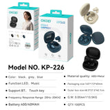 KP-226 Best-selling Bluetooth Earbuds Fabric-wrapped Mini In-ear Design With Digital Battery Display Low Latency And Ultra-long Battery Life In Stock