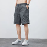 Cropped Pants American-style Streetwear Quick-drying Mid-length Trousers