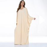 Boedaty Women Soft Muslim Prayer Dress Abaya Islamic Ramadan Full of Elasticity Garment Dubai Robe