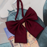 Solid Color Knot Free Student Uniform Tie Pin
