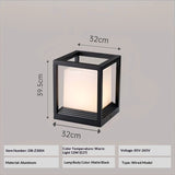 Waterproof Energy-saving Pillar Light For Outdoor Use With Power Connection