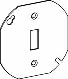 Orbit 4RC-TS Electric Box Cover Flat Toggle Switch Opening Steel (50 pc)