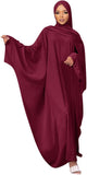 Muslim Dress for Women Pakistani Kaftan Abaya Robe + Hijab Arabic Islamic Prayer Clothes Dubai Outfits