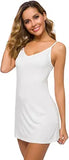 WiWi Slip Dress for Women Viscose from Bamboo Spaghetti Strap Lingerie Sexy Nightgowns Plus Size Sleep Chemise S-4X