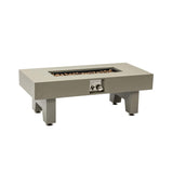 Alora 42" 50K BTU Iron Liquid Propane Fire Pit Table With Glass Stones (SAK63845)