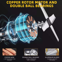 42" Heavy Duty Metal Industrial Dual Speed Air Circulation Drum Fan (SAK85191)