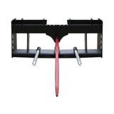 42-Inch Heavy-Duty Pallet Forks Hay Spear Skid Steer Attachment With Quick Attach (SAK16528)