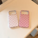 Versatile Cream Polka Dot Magnetic Phone Case