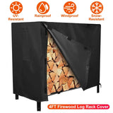 420D Oxford Fabric Firewood Rectangular Log Rack Cover