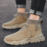 Plus Velvet Martin Boots Men's Tide High To Help British Style