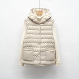New National Standard Hooded Women's Vest For Autumn And Winter