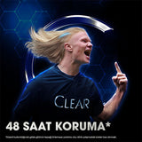 Clear Men Erling Haaland Lemon Shampoo: 48-Hour Dandruff Protection for Oily Scalp - Scalp Recharge & Refreshing Sensation