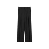 Men's Casual Draped Straight Suit Pants