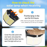 432 LED Solar Garden Wall Lights