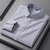 Men's Cotton Long Sleeve Oxford Woven Shirts