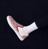Korean version of casual wild students low to help men's shoes Harajuku ulzzang lattice one pedal men canvas shoes lazy