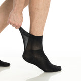 Men’s & Women’s Bamboo Diabetic Ankle Socks 4-Pack