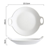 Bone Porcelain Bowl & Baking Sheet