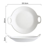 Bone Porcelain Bowl & Baking Sheet
