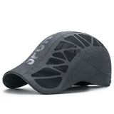 SPORT Letter Forward Hat Men's Breathable Mesh