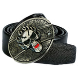 Smooth Buckle For Self-defense Trendy Punk-style Belt Buckle With A Distinctive Look