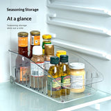 Transparent Pulley Refrigerator Storage Box With Dividers