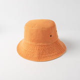 Personalized Distressed Simple Solid-Colored Bucket Hat