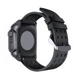 44 MM Full Cover Clear Case Screen Protector with Bands for Apple iWatch 4 and 5