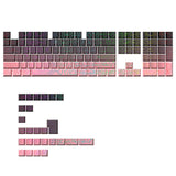Black Rose Contour Line Two-color Crack Luminous Key Cap