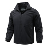 Outdoor Breathable Casual Jacket Mid- To Young-Adult Stand-Collar Jacket