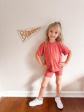 Bamboo Tee & Bike Shorts - sold as separates