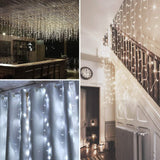 448 LED 6.6 x 19.6 Ft. LED Curtain Lights with 8 Light Modes and Memory Function