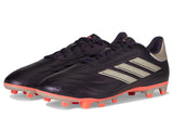 adidas Unisex Copa Pure II Club Flexible Ground Sneaker Aurora Black/Platin Metallic/Turbo 7.5 US Men