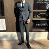 Mens Business-Style Fashionable Casual Blazer