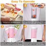 450ml Rechargeable Fruit Blender with 6 Blades