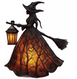 Witch Lamp Halloween Decoration Table Lamp