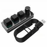 3-key Usb Custom Office Keyboard Your PS Shortcut Key