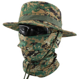 Multi-functional Outdoor Sun Protection Breathable Round-brim Fishing Hat