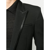 Saint Laurent Black Jackets - Blazers Men
