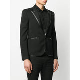 Saint Laurent Black Jackets - Blazers Men