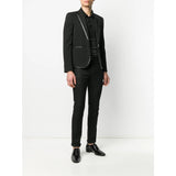 Saint Laurent Black Jackets - Blazers Men