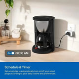 2-Pack: WiFi Smart Plug – 15A, Timer & App Control, Works with Alexa & Google Home