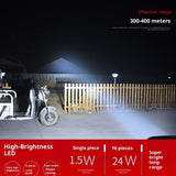 Retrofitting Electric Motorcycle With Super Bright External Spotlights