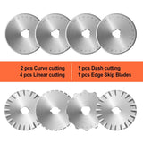 45mm Rotary Cutter Set with 8 Replacement Blades