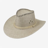 Men's And Women's Cowboy Hats, Sun Protection Hats For Grasslands, Western Cowboy Hats For Couples, Wide-Brimmed Xinjiang Felt Hats With Velvet Surface