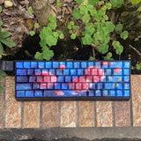 Oil Painting Style Side Carving Transparent Original PBT Atk68 Key Cap