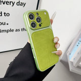 New Leather-texture Precision-holed Matte Drop-resistant Case