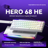 Magnetic Axis Keyboard Manufacturing Machinery Wired RGB Lamp Effect Home Office