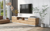Modern TV stand with Multi-Functional Storage