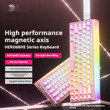 Magnetic Axis Keyboard Manufacturing Machinery Wired RGB Lamp Effect Home Office